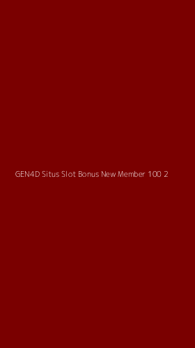 Tampilan Antarmuka Aplikasi Gen4d Situs Slot Bonus New Member 100 - 2