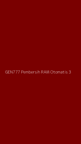 Tampilan Antarmuka Aplikasi Gen777 Pembersih Ram Otomatis - 3