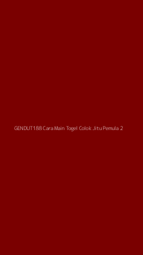 Tampilan Antarmuka Aplikasi Gendut188 Cara Main Togel Colok Jitu Pemula - 2