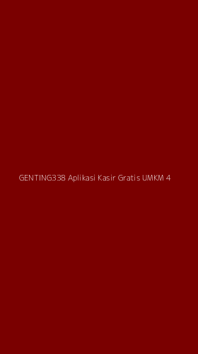 Tampilan Antarmuka Aplikasi Genting338 Aplikasi Kasir Gratis Umkm - 4