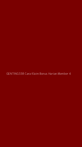 Tampilan Antarmuka Aplikasi Genting338 Cara Klaim Bonus Harian Member - 4