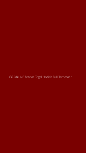 Tampilan Antarmuka Aplikasi Gg Online Bandar Togel Hadiah Full Terbesar - 1