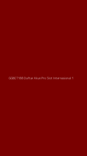 Tampilan Antarmuka Aplikasi Ggbet188 Daftar Akun Pro Slot Internasional - 1