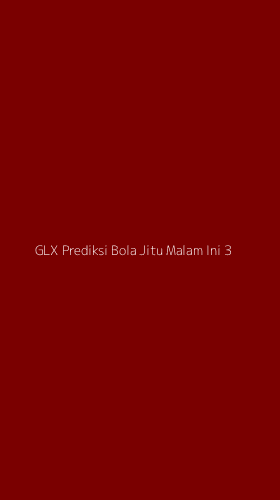 Tampilan Antarmuka Aplikasi Glx Prediksi Bola Jitu Malam Ini - 3