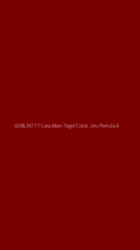 Tampilan Antarmuka Aplikasi Goblin777 Cara Main Togel Colok Jitu Pemula - 4