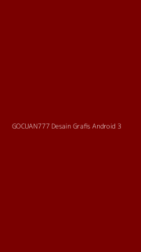 Tampilan Antarmuka Aplikasi Gocuan777 Desain Grafis Android - 3