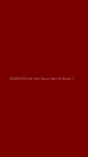 Tampilan Antarmuka Aplikasi Gojek303 Link Slot Gacor Hari Ini Resmi - 1