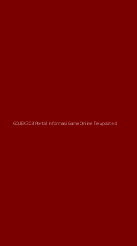 Tampilan Antarmuka Aplikasi Gojek303 Portal Informasi Game Online Terupdate - 4