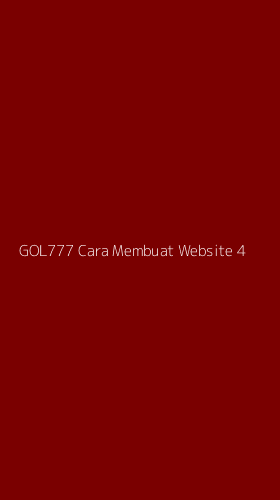 Tampilan Antarmuka Aplikasi Gol777 Cara Membuat Website - 4