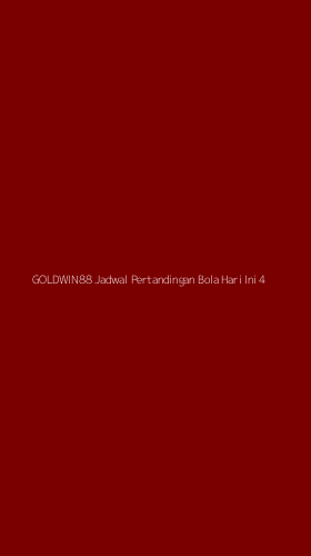 Tampilan Antarmuka Aplikasi Goldwin88 Jadwal Pertandingan Bola Hari Ini - 4