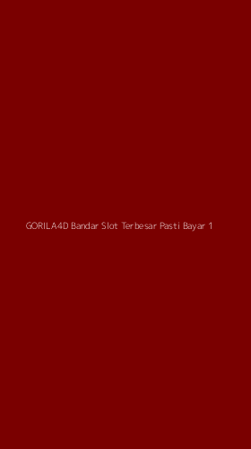 Tampilan Antarmuka Aplikasi Gorila4d Bandar Slot Terbesar Pasti Bayar - 1