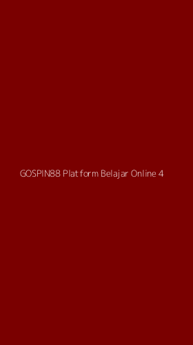 Tampilan Antarmuka Aplikasi Gospin88 Platform Belajar Online - 4