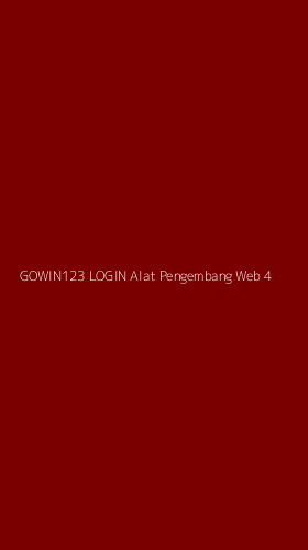 Tampilan Antarmuka Aplikasi Gowin123 Login Alat Pengembang Web - 4