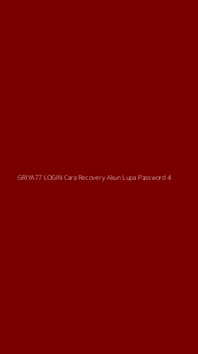 Tampilan Antarmuka Aplikasi Griya77 Login Cara Recovery Akun Lupa Password - 4