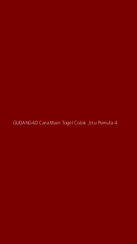 Tampilan Antarmuka Aplikasi Gudang4d Cara Main Togel Colok Jitu Pemula - 4
