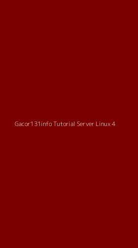 Tampilan Antarmuka Aplikasi Gacor131info Tutorial Server Linux - 4