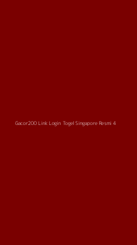 Tampilan Antarmuka Aplikasi Gacor200 Link Login Togel Singapore Resmi - 4
