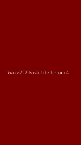 Tampilan Antarmuka Aplikasi Gacor222 Musik Lite Terbaru - 4
