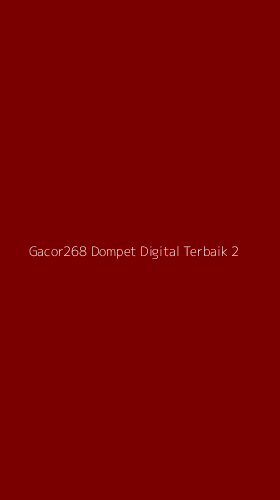 Tampilan Antarmuka Aplikasi Gacor268 Dompet Digital Terbaik - 2
