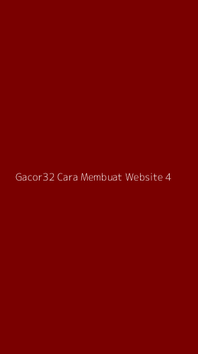 Tampilan Antarmuka Aplikasi Gacor32 Cara Membuat Website - 4