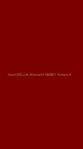 Tampilan Antarmuka Aplikasi Gacor333 Link Alternatif Sbobet Terbaru - 4