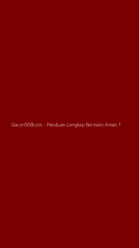 Tampilan Antarmuka Aplikasi Gacor668com - 1