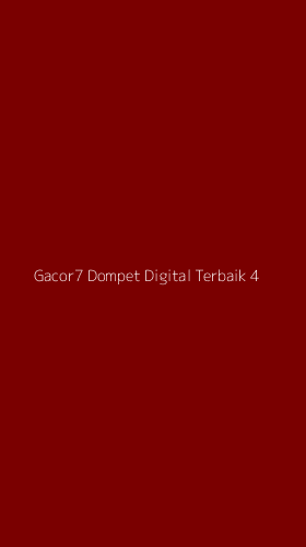 Tampilan Antarmuka Aplikasi Gacor7 Dompet Digital Terbaik - 4