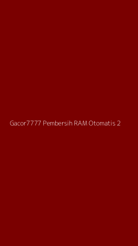 Tampilan Antarmuka Aplikasi Gacor7777 Pembersih Ram Otomatis - 2