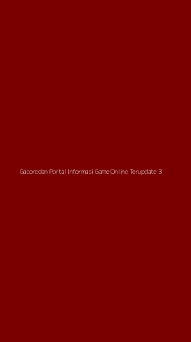 Tampilan Antarmuka Aplikasi Gacoredan Portal Informasi Game Online Terupdate - 3