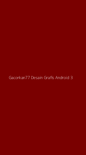 Tampilan Antarmuka Aplikasi Gacorkan77 Desain Grafis Android - 3