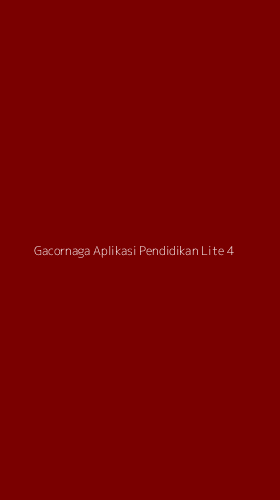 Tampilan Antarmuka Aplikasi Gacornaga Aplikasi Pendidikan Lite - 4