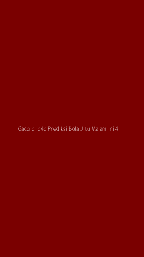 Tampilan Antarmuka Aplikasi Gacorollo4d Prediksi Bola Jitu Malam Ini - 4