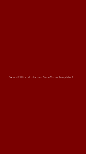 Tampilan Antarmuka Aplikasi Gacorr288 Portal Informasi Game Online Terupdate - 1