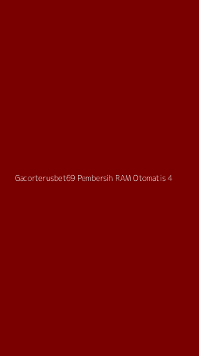 Tampilan Antarmuka Aplikasi Gacorterusbet69 Pembersih Ram Otomatis - 4