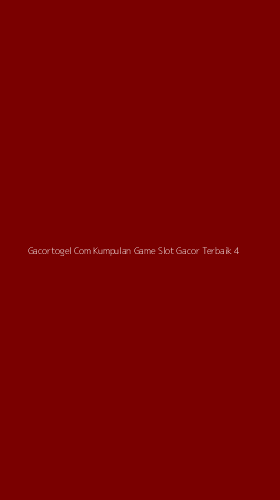 Tampilan Antarmuka Aplikasi Gacortogel Com Kumpulan Game Slot Gacor Terbaik - 4