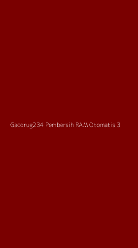 Tampilan Antarmuka Aplikasi Gacorug234 Pembersih Ram Otomatis - 3