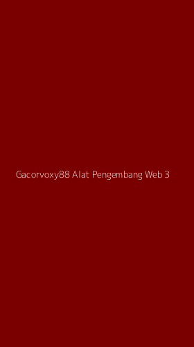 Tampilan Antarmuka Aplikasi Gacorvoxy88 Alat Pengembang Web - 3