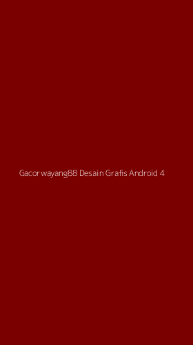 Tampilan Antarmuka Aplikasi Gacorwayang88 Desain Grafis Android - 4
