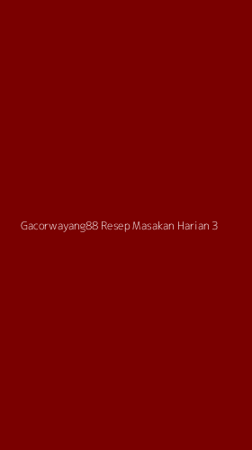 Tampilan Antarmuka Aplikasi Gacorwayang88 Resep Masakan Harian - 3