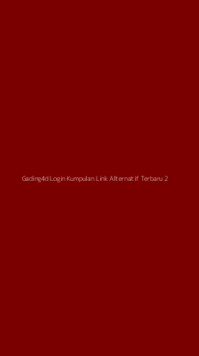Tampilan Antarmuka Aplikasi Gading4d Login Kumpulan Link Alternatif Terbaru - 2