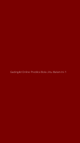 Tampilan Antarmuka Aplikasi Gading4d Online Prediksi Bola Jitu Malam Ini - 1