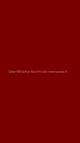 Tampilan Antarmuka Aplikasi Gahar188 Daftar Akun Pro Slot Internasional - 4