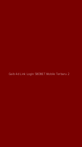 Tampilan Antarmuka Aplikasi Gaib 4d Link Login Sbobet Mobile Terbaru - 2
