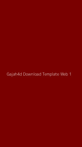 Tampilan Antarmuka Aplikasi Gajah4d Download Template Web - 1
