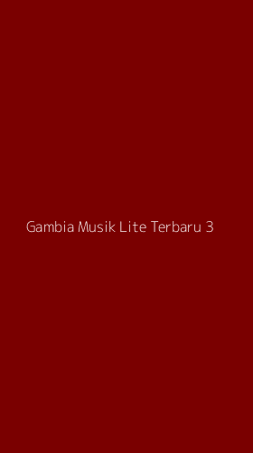 Tampilan Antarmuka Aplikasi Gambia Musik Lite Terbaru - 3