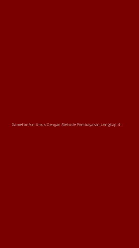 Tampilan Antarmuka Aplikasi Gameforfun Situs Dengan Metode Pembayaran Lengkap - 4