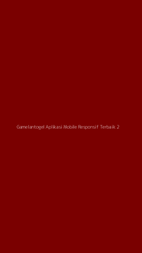 Tampilan Antarmuka Aplikasi Gamelantogel Aplikasi Mobile Responsif Terbaik - 2