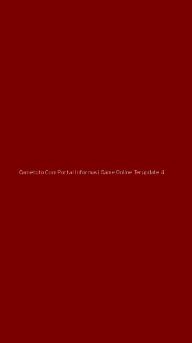 Tampilan Antarmuka Aplikasi Gametoto Com Portal Informasi Game Online Terupdate - 4