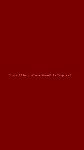 Tampilan Antarmuka Aplikasi Ganesa 189 Portal Informasi Game Online Terupdate - 2