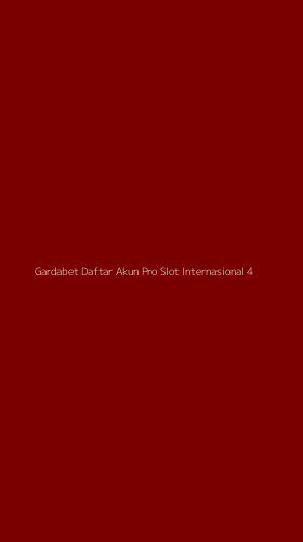 Tampilan Antarmuka Aplikasi Gardabet Daftar Akun Pro Slot Internasional - 4